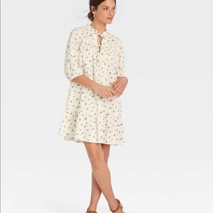 Target Universal Thread Blue Floral Mini Dress
